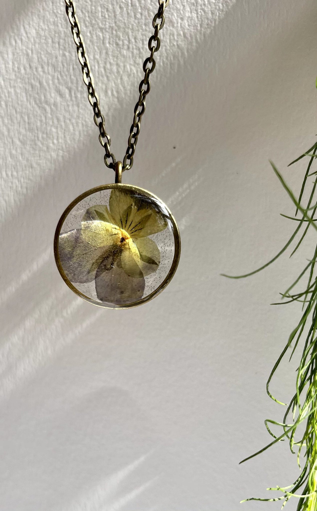 Pansy Love Necklace